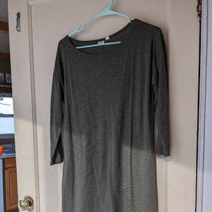 Green Tshirt Dress WM GAP